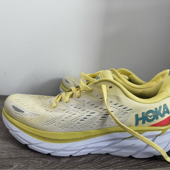 NWOB - HOKA One Clifton 8 Yellow Pear Sweet Corn 1119394 YPSC Size 8.5B Sold out - Picture 11 of 16